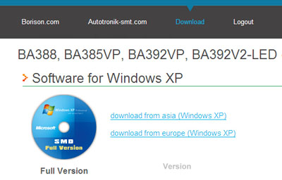 贴片机软件XP版本